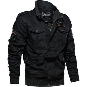 Veste Militaire Homme US Army Noir