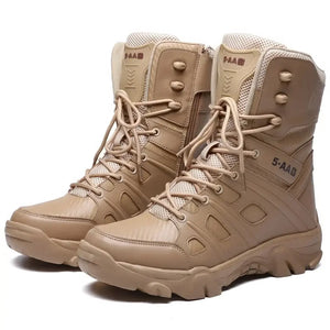 Bottes Militaires Beiges Homme