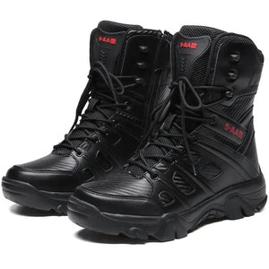 Bottes Militaires Noires Pour Homme