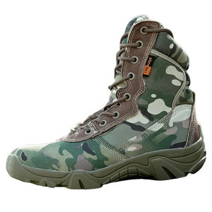 Bottes Style Militaire Homme