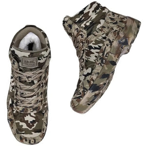 Bottines Style Militaire Hiver