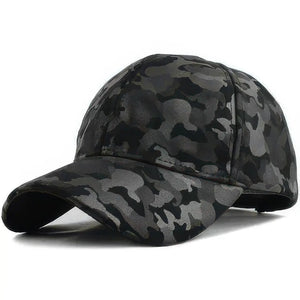 Casquette Militaire avec Camouflage Noir