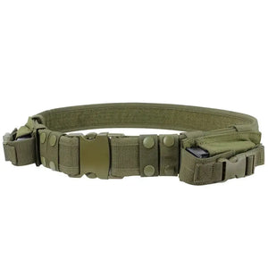 Ceinture Militaire Toile Verte