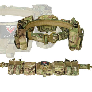 Ceinture Tactique Équipée Camouflage