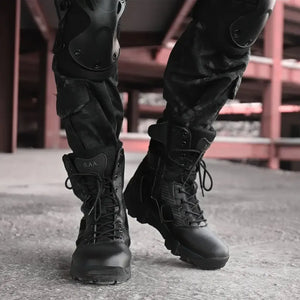 Chaussures Militaires Noires Homme