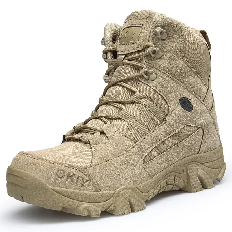 Chaussures Randonnée Homme Militaires Beige