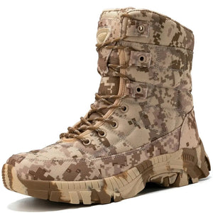 Chaussures Rangers Militaires Homme Beiges