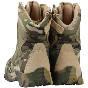 Chaussures Rangers Zip Arrière