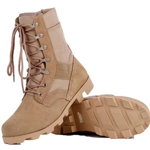 Chaussures Type Rangers Homme Beiges