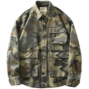 Chemise Camouflage Militaire Homme Beige