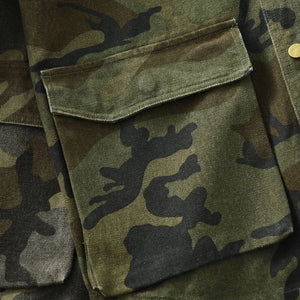 Chemise Camouflage Militaire Homme Poche