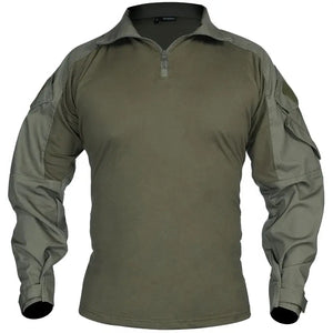 Chemise Kaki Style Militaire