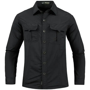 Chemise Militaire Noire