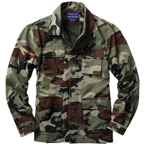 Chemise Militaire Vintage Camouflage