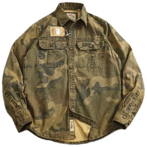 Chemise Style Militaire Verte