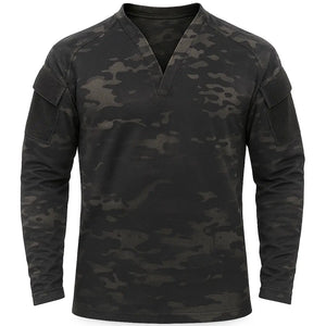 Chemise Tactique Militaire Noire