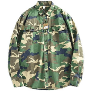 Chemise Treillis Militaire Homme Vert