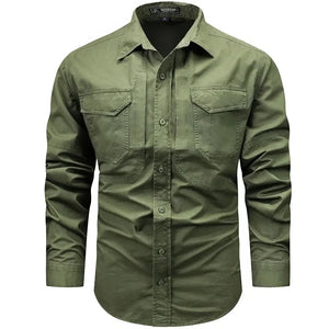 Chemise Vert Olive Militaire