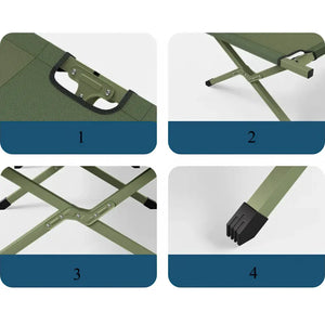 Détails Lit de Camp Militaire Picot