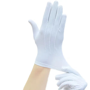 Gant Cérémonie Militaire Blanc