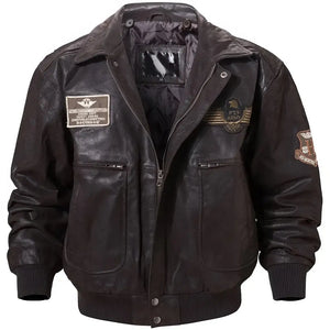 Veste Cuir Militaire