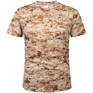 T-Shirt Motif Militaire Sable