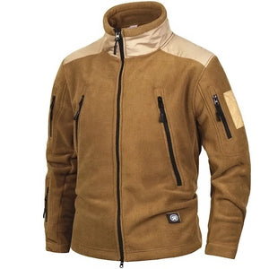 Veste Polaire Tactique Marron