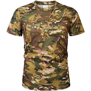 T-Shirt Motif Militaire Jungle