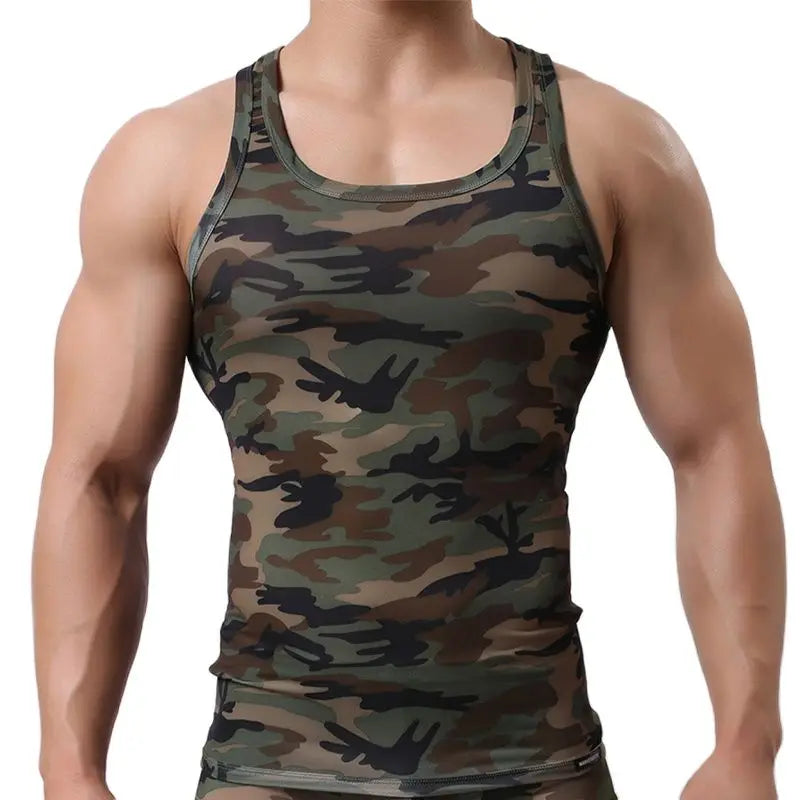 Débardeur Militaire Homme