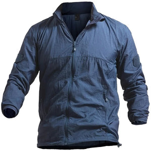 Veste Militaire Été Homme Bleue