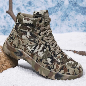 Bottines au Style Militaire