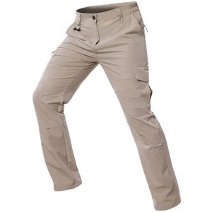 Pantalon Militaire Homme Slim Beige