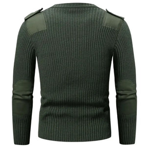 Pull Militaire Laine Arrière