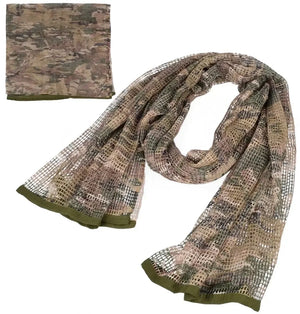 Echarpe Militaire Filet Camouflage