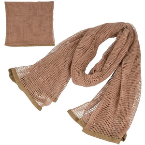 Echarpe Militaire Filet Marron