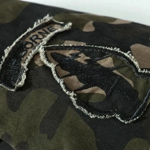 Veste Imitation Militaire Badge