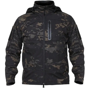 Veste Style Militaire Homme Noire
