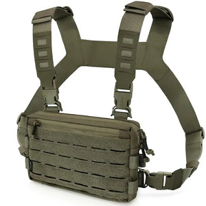 Sac de Poitrine Tactique Vert