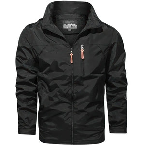 Veste Militaire Mi-Saison Homme Noire