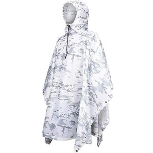 Veste de Pluie Militaire Blanche