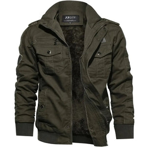 Veste Militaire Fashion Homme Verte