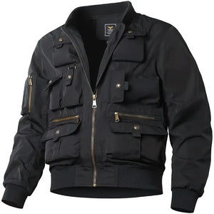 Veste Militaire Noire Homme