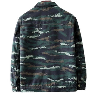 Veste Chemise Militaire Homme Arrière