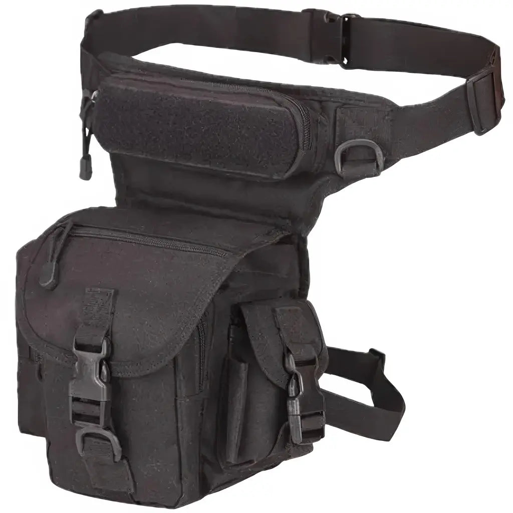 Sacoche de Cuisse Militaire Noire