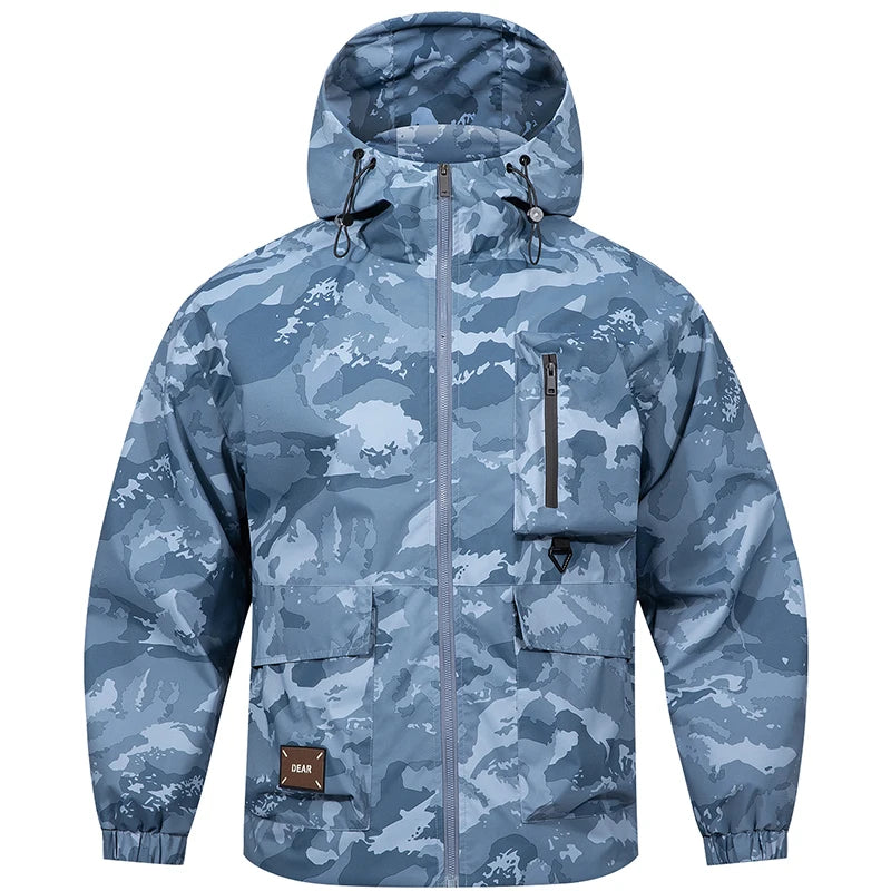 Veste Treillis Bleu