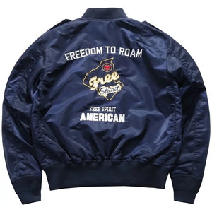 Veste Militaire Vintage Bleue Arrière