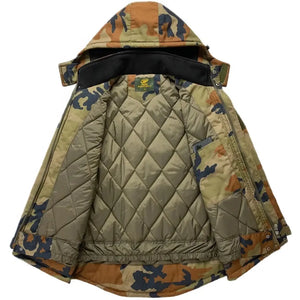 Veste Militaire Marron Intérieur