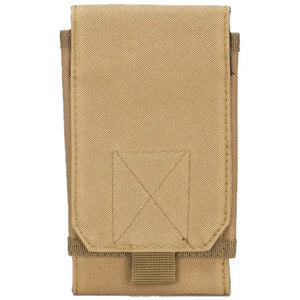 Pochette MOLLE Téléphone Marron