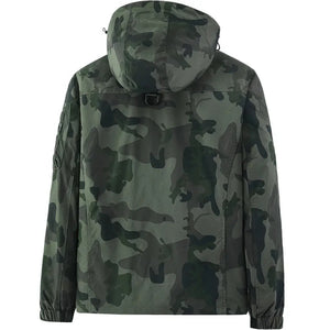 Veste Militaire Kaki Arrière