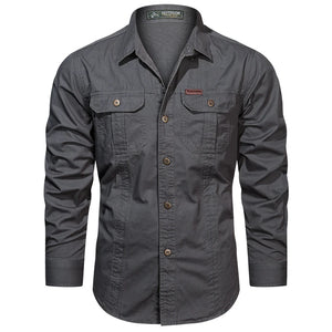 Chemise Gris Militaire